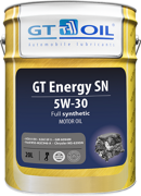 Моторное масло GT OIL GT Energy SN 5W-30 синтетика 20л